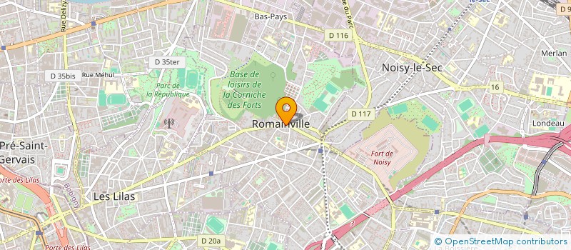 localisation de l'entreprise CARNOT  ROMAINVILLE