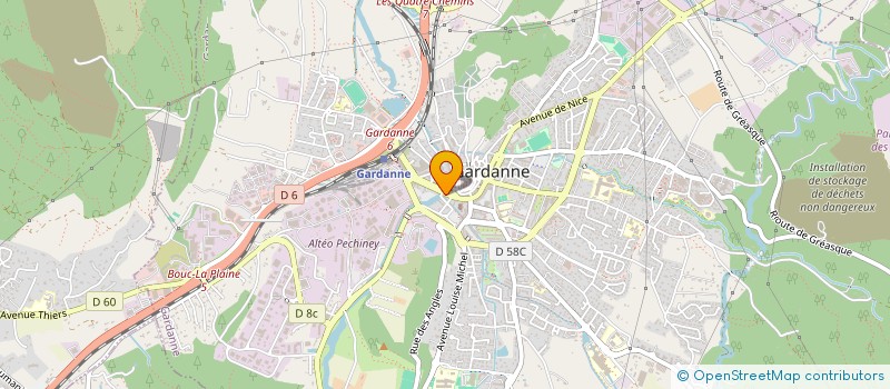 localisation de l'entreprise CARNOT à GARDANNE