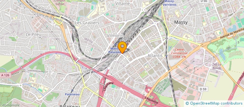localisation de l'entreprise CARNOT 91  MASSY