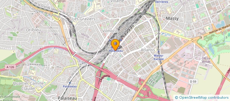 localisation de l'entreprise CARNOT  MASSY