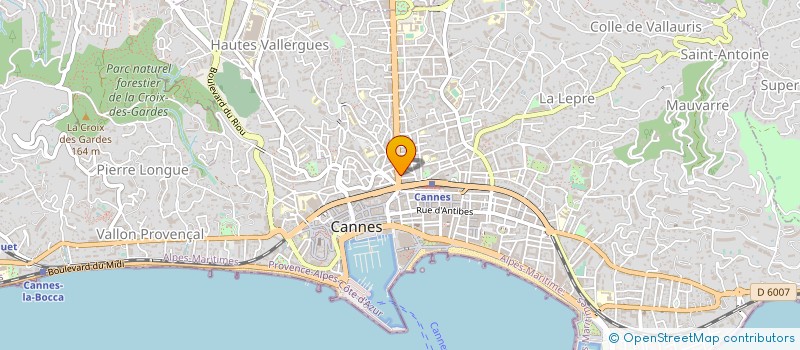 localisation de l'entreprise CARNOT AZUR à CANNES