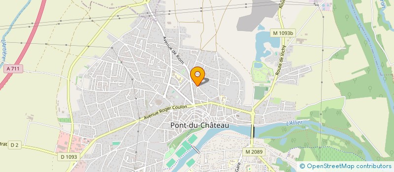 localisation de l'entreprise CARNOT BDM  PONT-DU-CHATEAU