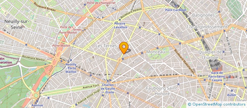 localisation de l'entreprise CARNOT COMMUNICATION  PARIS
