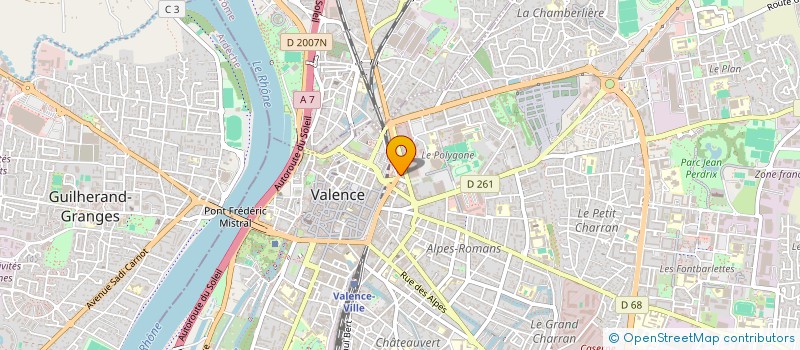 localisation de l'entreprise CARNOT CONTROLE à VALENCE