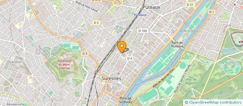 localisation de l'entreprise CARNOT DIS à SURESNES
