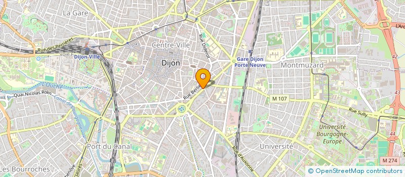 localisation de l'entreprise CARNOT ETOILE 17 à DIJON