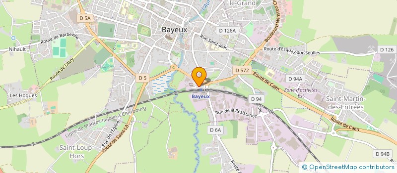localisation de l'entreprise CARNOT GARE  BAYEUX