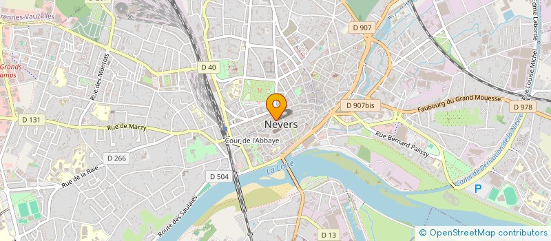 localisation de l'entreprise CARNOT IMMOBILIER à NEVERS