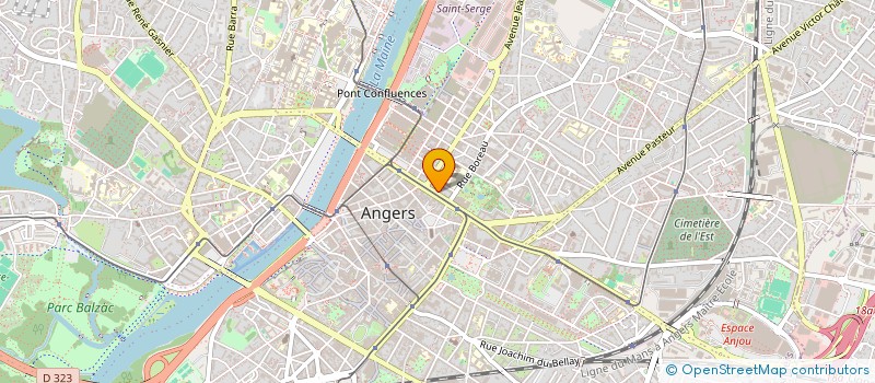 localisation de l'entreprise CARNOT-LE SCAON à ANGERS