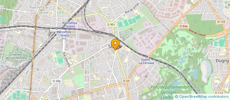 localisation de l'entreprise CARNOT MARKET à STAINS