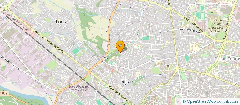 localisation de l'entreprise CARNOT MG  BILLERE