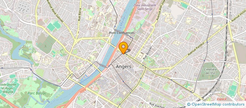 localisation de l'entreprise CARNOT-THIERS à ANGERS