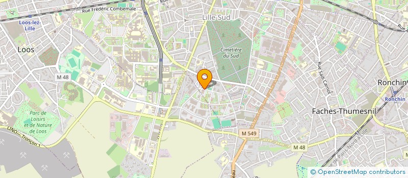 localisation de l'entreprise CARNOT UNIVERSAL à LILLE