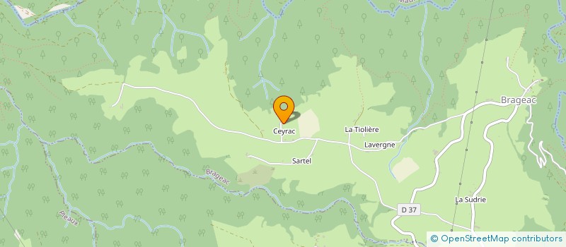 localisation de l'entreprise CARNOTZET à BRAGEAC
