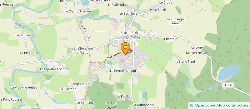 localisation de l'entreprise CARNOUSTIE  SAINT-SULPICE-LA-FORET