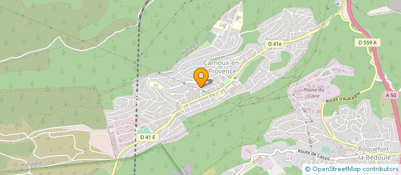 localisation de l'entreprise CARNOUX CHAT LIBRE  CARNOUX-EN-PROVENCE