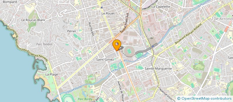 localisation de l'entreprise CARNOUX KARATE CLUB  MARSEILLE