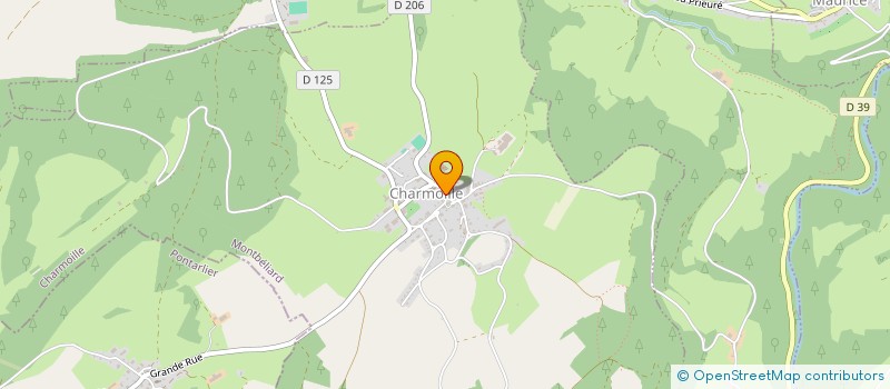 localisation de l'entreprise CARNYSS  CHARMOILLE