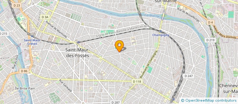 localisation de l'entreprise CARO à SAINT-MAUR-DES-FOSSES