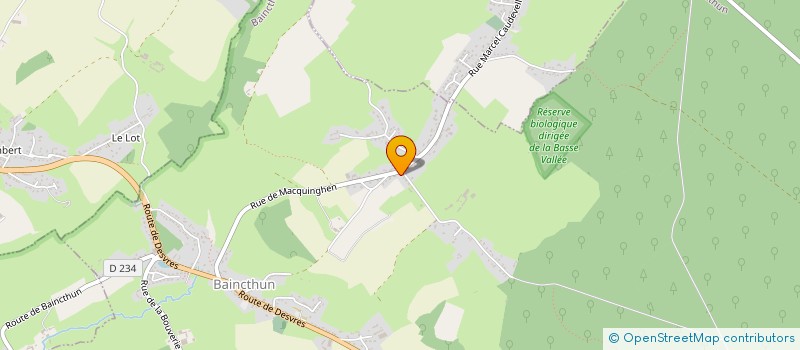 localisation de l'entreprise CARO 4  BAINCTHUN