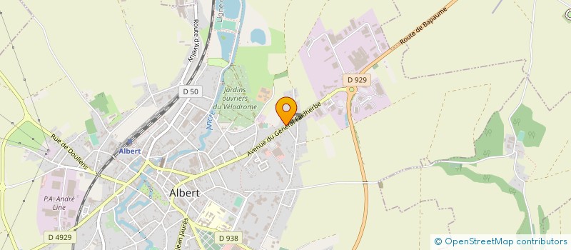 localisation de l'entreprise CARO à ALBERT