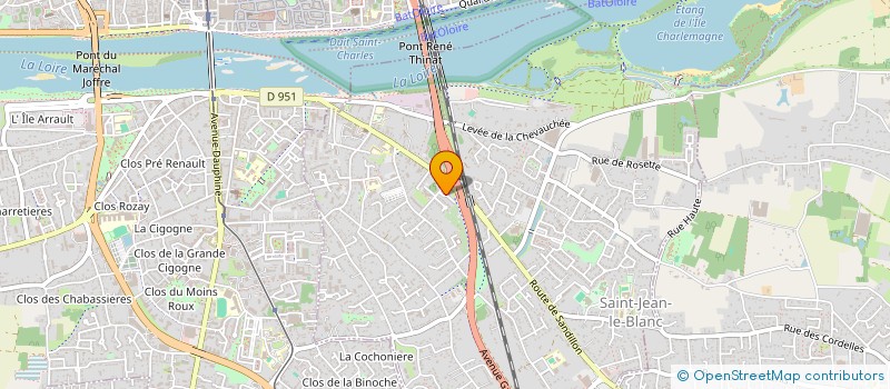 localisation de l'entreprise CARO  SAINT-JEAN-LE-BLANC