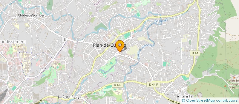 localisation de l'entreprise CARO à PLAN-DE-CUQUES