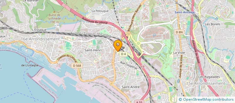 localisation de l'entreprise CARO à MARSEILLE