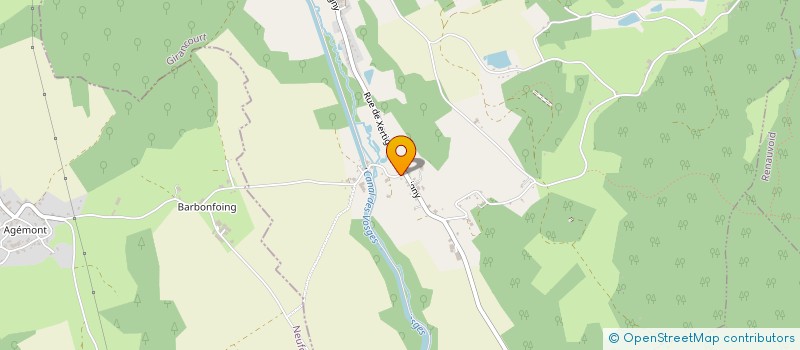 localisation de l'entreprise CARO  GIRANCOURT