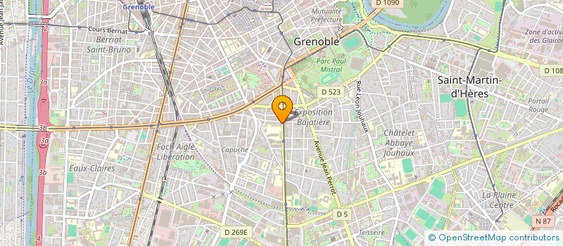 localisation de l'entreprise CARO à GRENOBLE