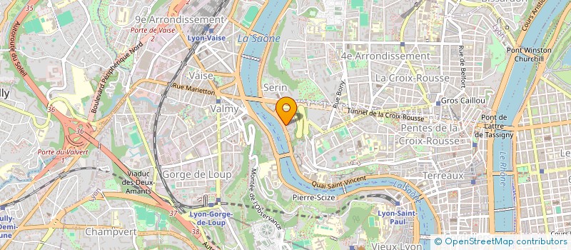 localisation de l'entreprise CARO  CALUIRE-ET-CUIRE