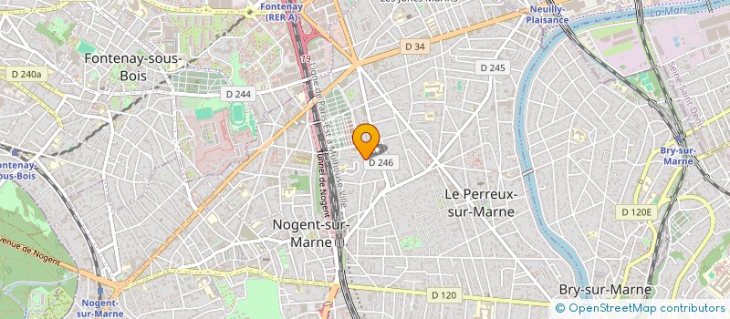 localisation de l'entreprise CARO à LE PERREUX-SUR-MARNE