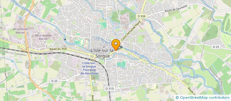 localisation de l'entreprise CARO ARA  L'ISLE-SUR-LA-SORGUE