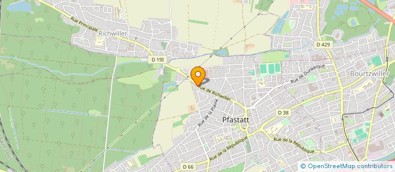 localisation de l'entreprise CARO&CO  PFASTATT