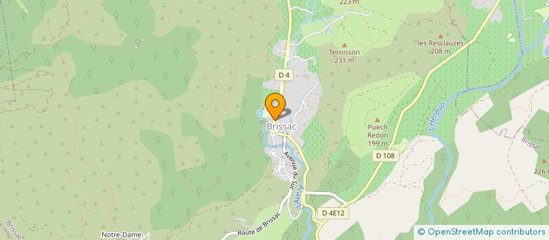 localisation de l'entreprise CARO COL  BRISSAC