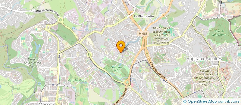 localisation de l'entreprise CARO CONCEPTS  MONTPELLIER