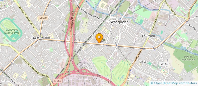 localisation de l'entreprise CARO-CONSULTING à WASQUEHAL