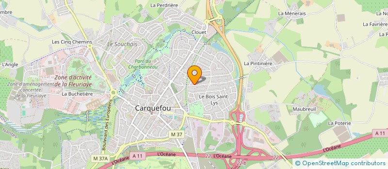 localisation de l'entreprise CARO DE CARQUEFOU  CARQUEFOU