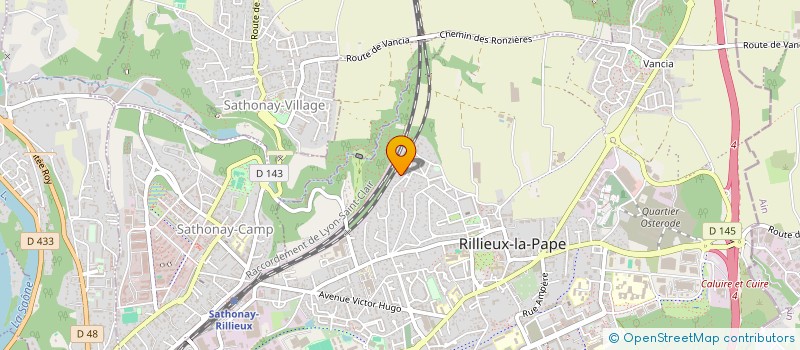 localisation de l'entreprise CARO LINE  RILLIEUX-LA-PAPE