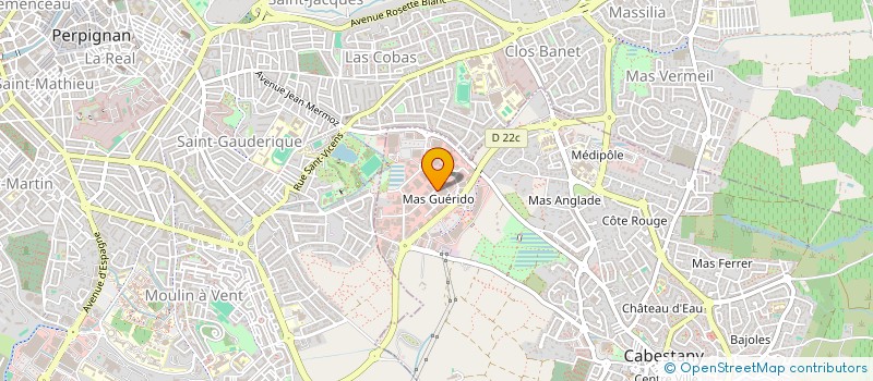 localisation de l'entreprise CARO MARCHE à CABESTANY