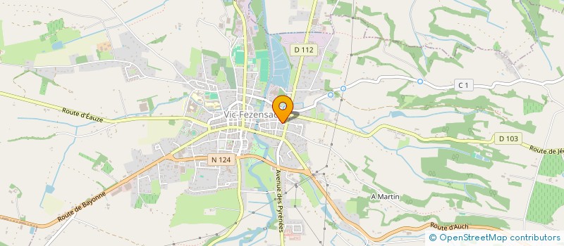 localisation de l'entreprise CARO SARL à VIC-FEZENSAC