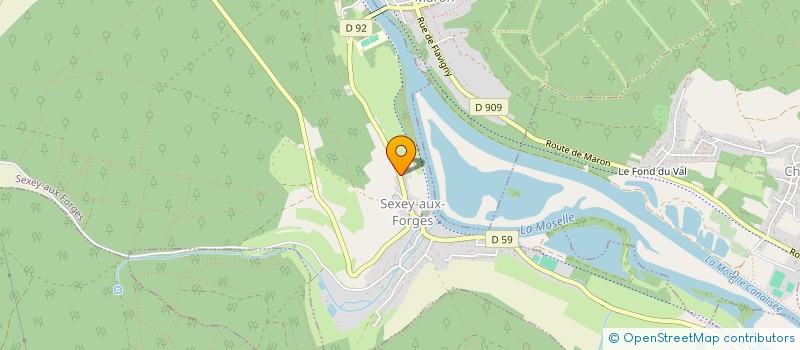 localisation de l'entreprise CARO THENARD COLOC  SEXEY-AUX-FORGES