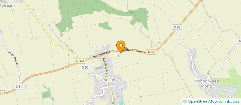 localisation de l'entreprise CARO THERAPY à AUXON