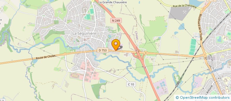 localisation de l'entreprise CARO2STYL à CHOLET