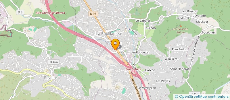 localisation de l'entreprise CAROAX  LA DESTROUSSE