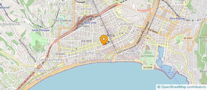 localisation de l'entreprise CAROBAS à NICE