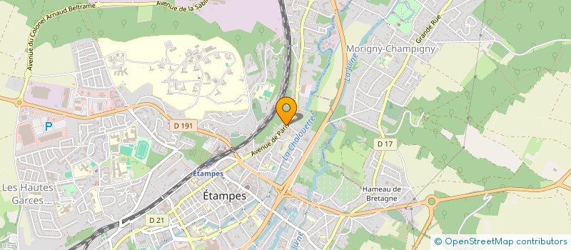 localisation de l'entreprise CAROBAT à ETAMPES