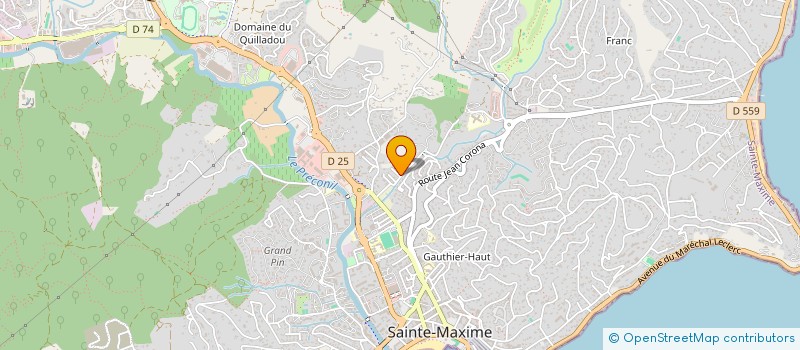 localisation de l'entreprise CAROBEN SCI à SAINTE-MAXIME