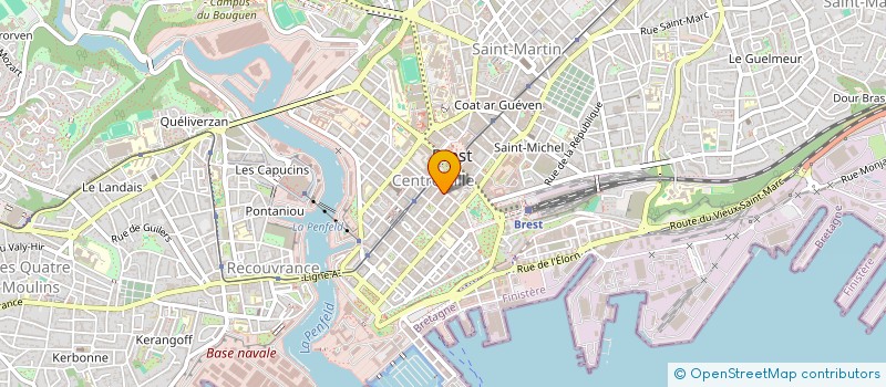 localisation de l'entreprise CAROBIN  BREST