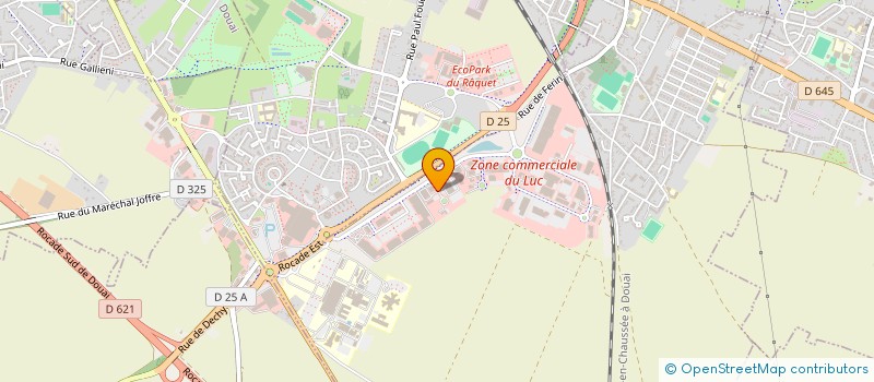 localisation de l'entreprise CAROCCAS  LOUVIGNIES-QUESNOY